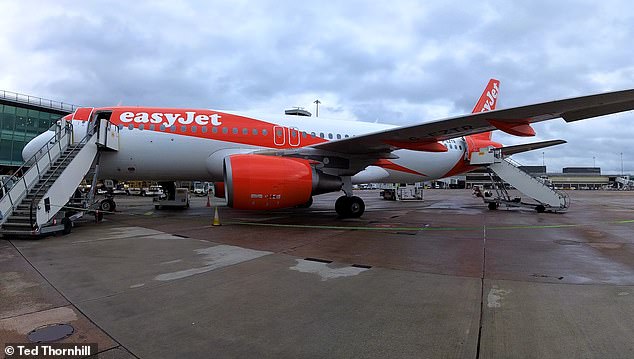Ted's £25 flight to Belfast with easyJet departed from Manchester's Terminal 1