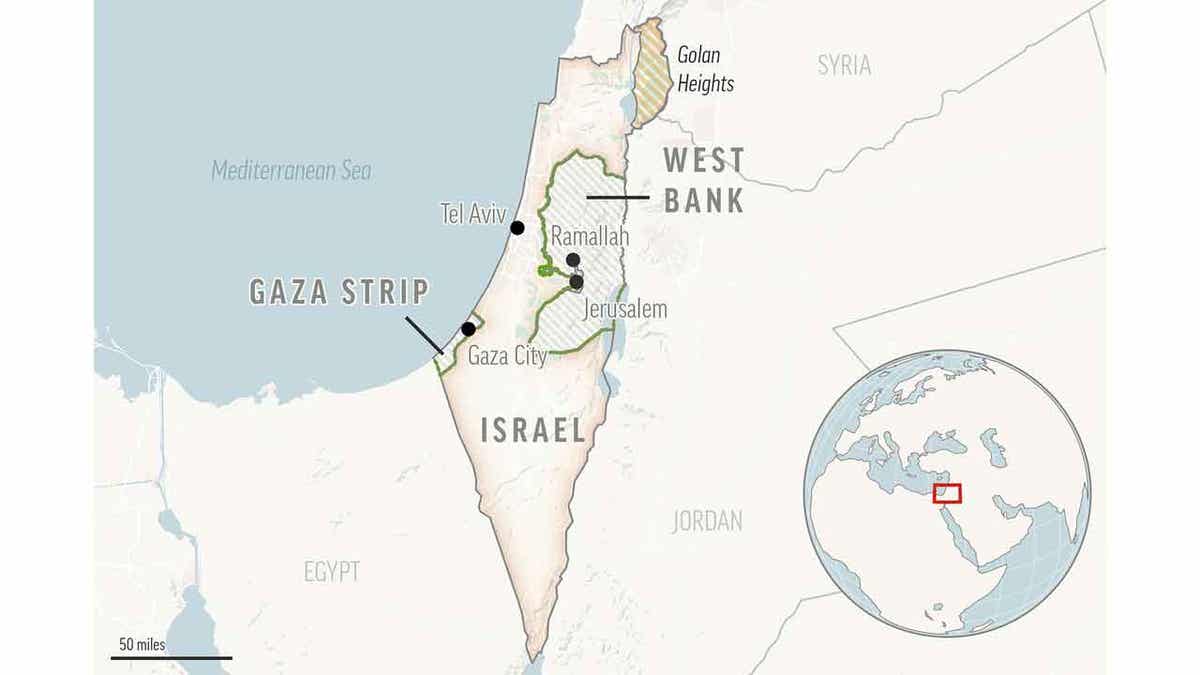 Israel-Karte