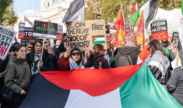 Im ganzen Land fanden Pro-Palästina-Märsche statt