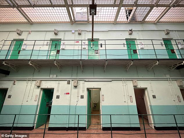 Shepton Mallet no longer operates as a prison and holds guided tours, and even offers an escape room experience from the prison cells (pictured)