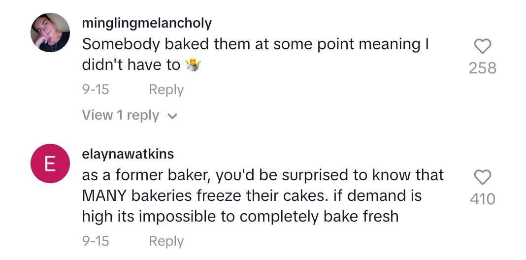Tiktok kommentiert Walmart Cupcakes