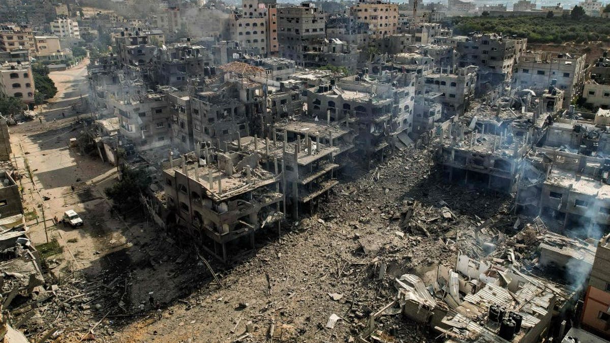 Gebäude in Gaza zerstört