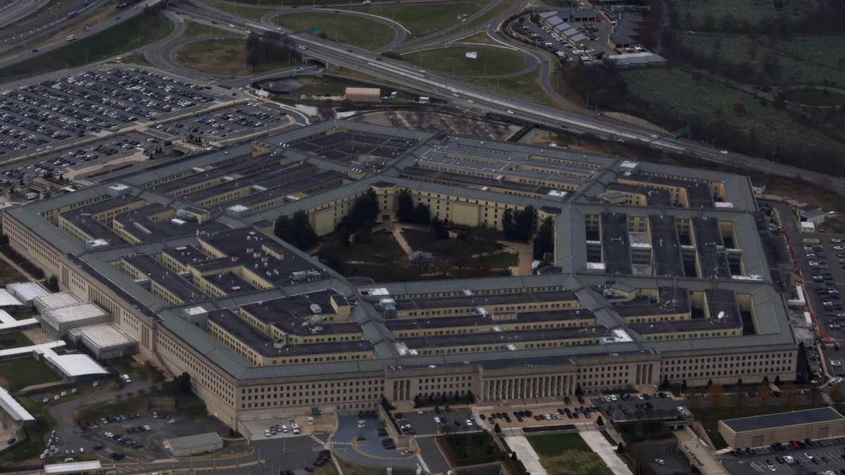 Luftbild des Pentagon in Arlington, Virginia.