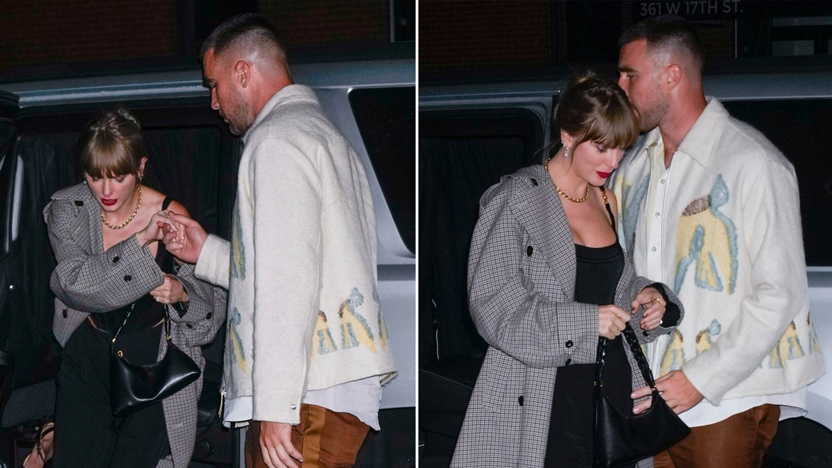 Taylor Swift stützt sich bei einem Date in New York auf Travis Kelce