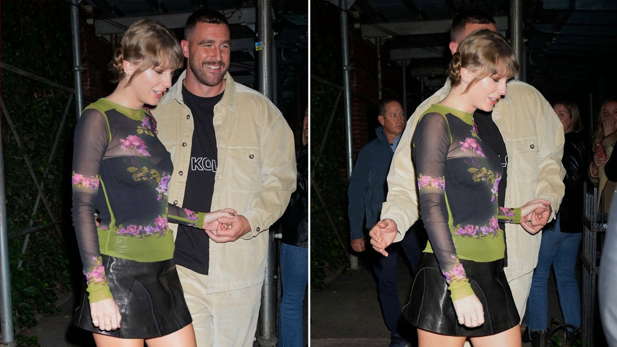 Taylor Swift und Travis Kelce halten beim Date-Abend Händchen