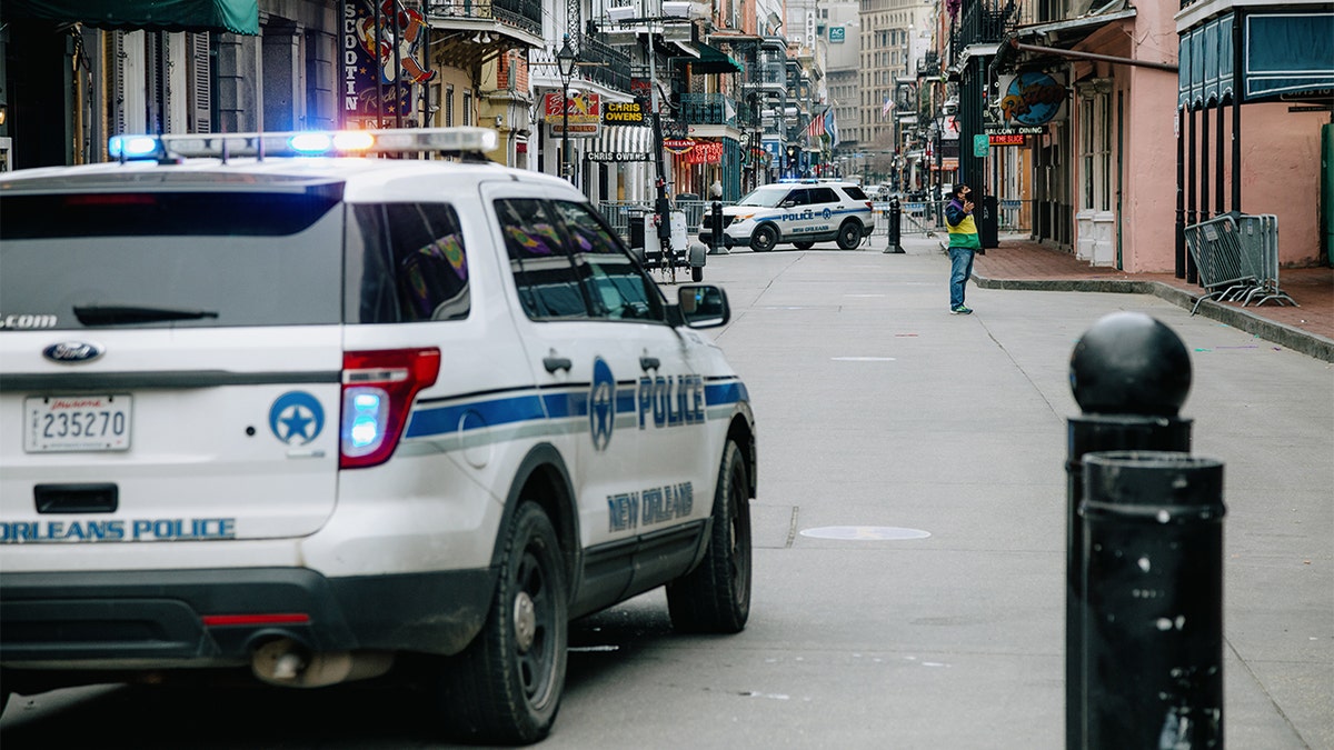 Polizei von New Orleans in der Bourbon Street