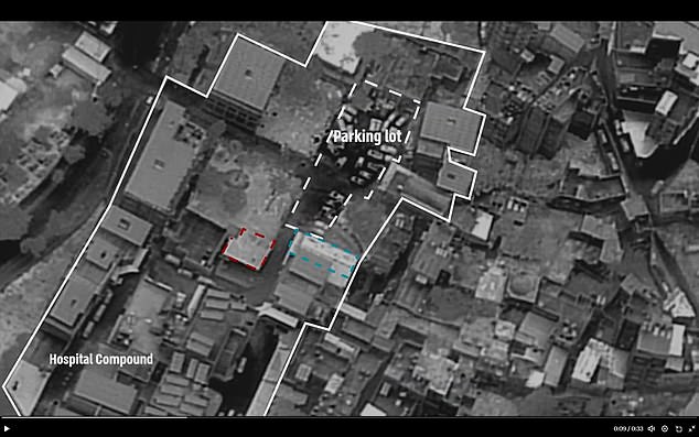 Israel released a series of satellite images and intelligence documents which they said showed evidence a Palestinian Islamic Jihad rocket was to blame for the hospital blast. They argued the parking lot did not have any craters and that walls of the structures were still intact
