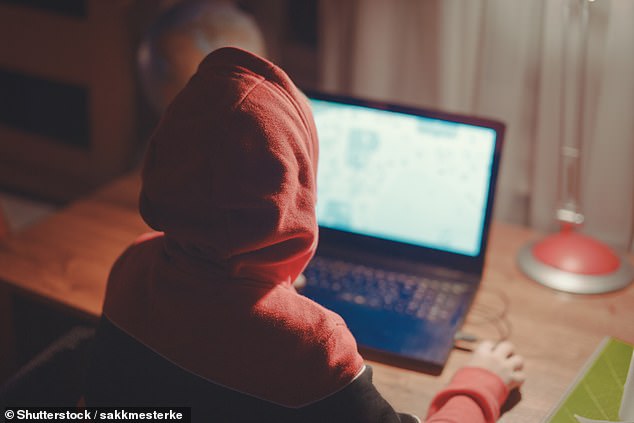 Statistics have shown that one in ten children has viewed porn by the age of nine, that the average age of first exposure is 12 and that one in five under 18s admit to having a ‘porn habit’ (stock image)