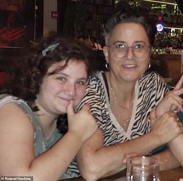 Galit Dan (right) said her daughter (left) was kidnapped by Hamas from the Nir Oz kibbutz on October 7 when it was attacked by Hamas terrorists