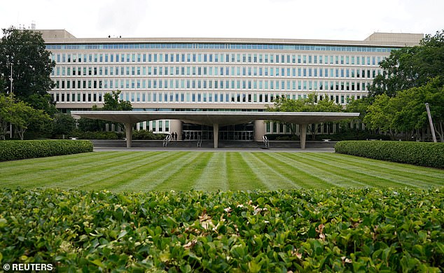 Das Hauptquartier der CIA in Langley, Virginia