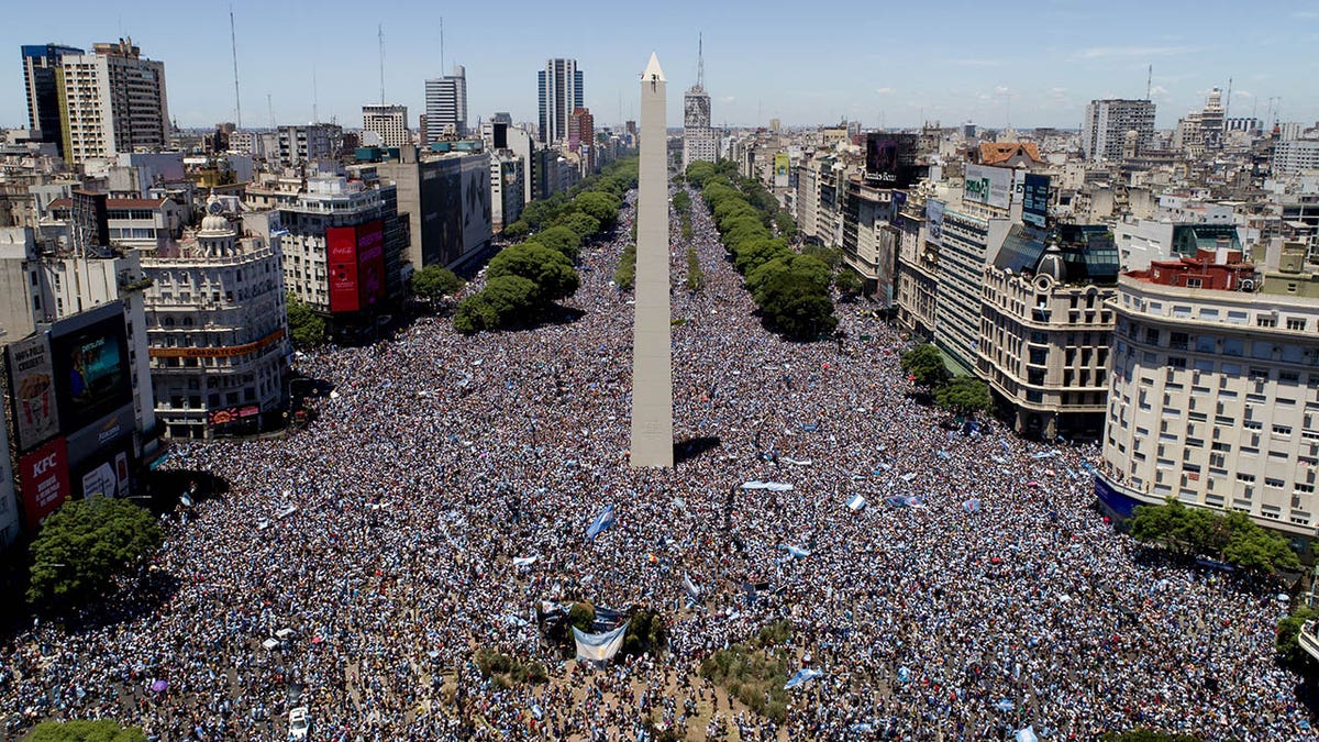 Buenos Aires während der WM-Feier