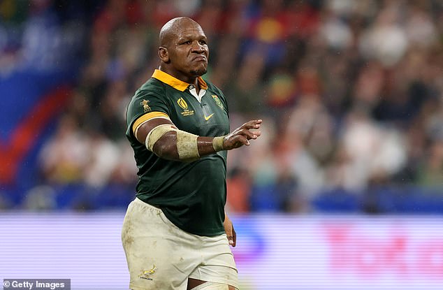 Die südafrikanische Nutte spielte am Samstag die gesamten 80 Minuten auf Platz 2 für den Sieg der Springboks