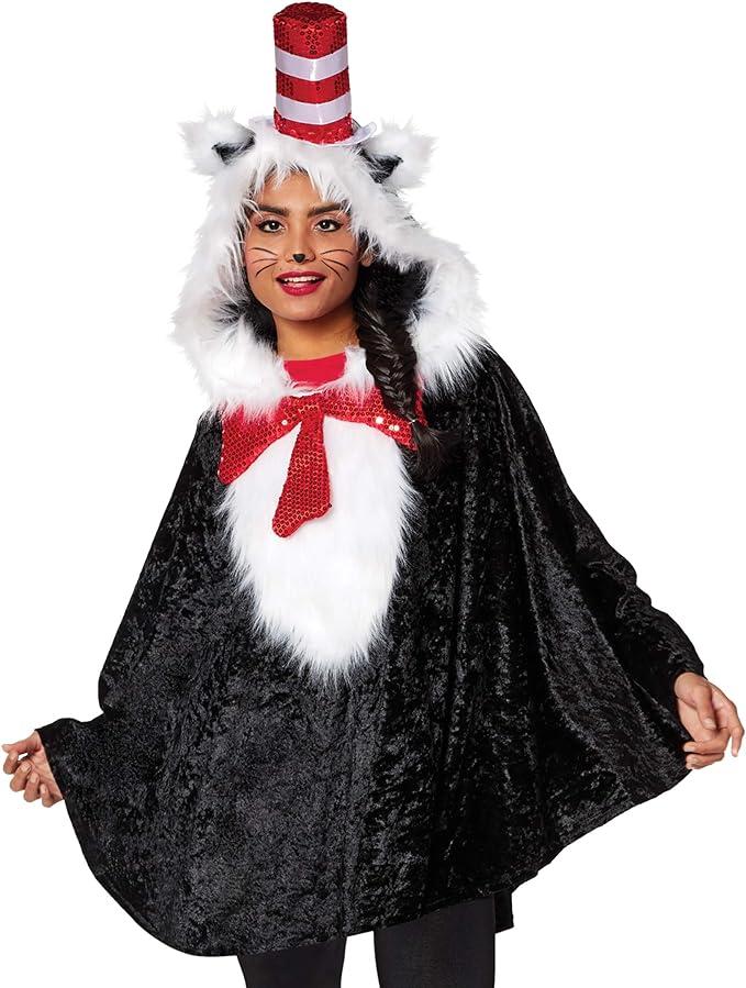 Katze im Hut-Halloween-Kostüm