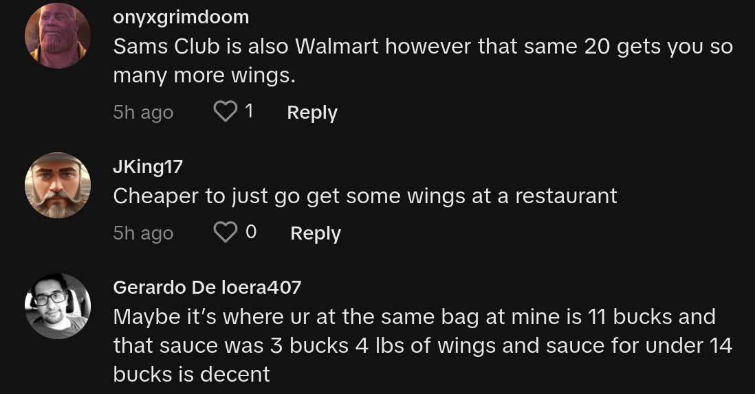 Walmart Wings Dollar