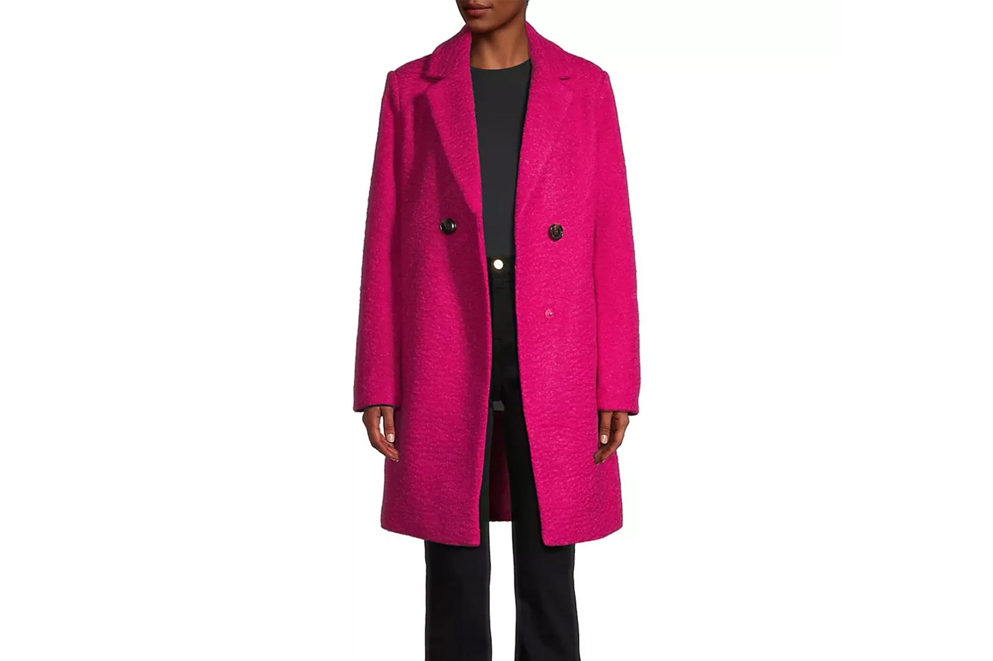 Ein rosa Mantel