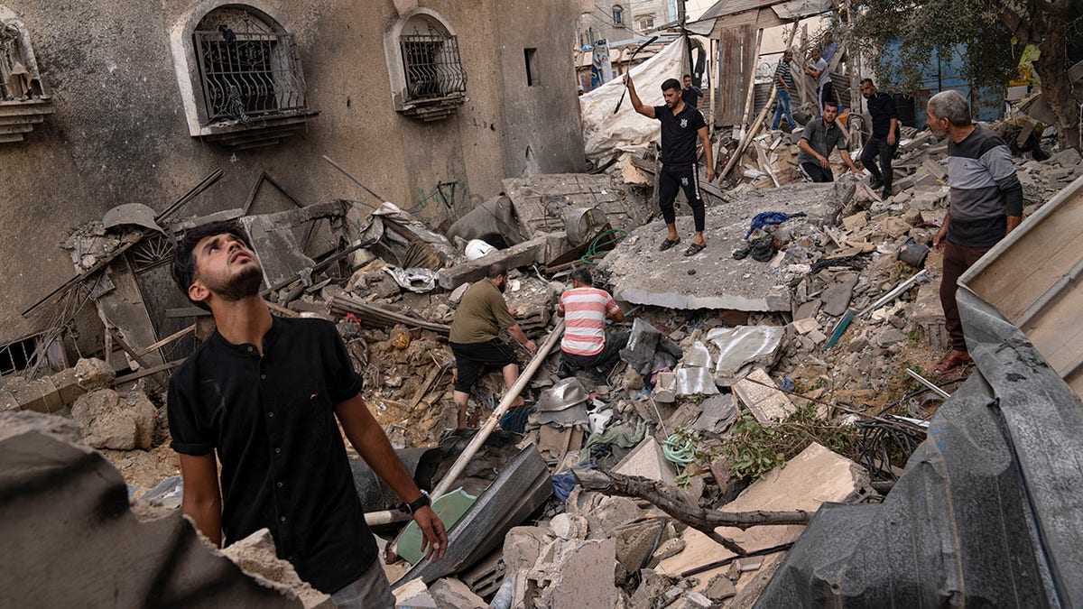 Khan Younis Luftangriff im Gazastreifen