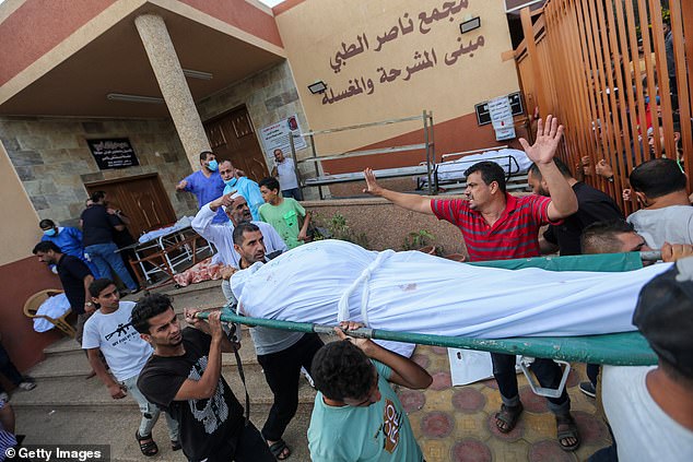 The Palestinian death toll passed 7,300 as Israel launched waves of airstrikes
