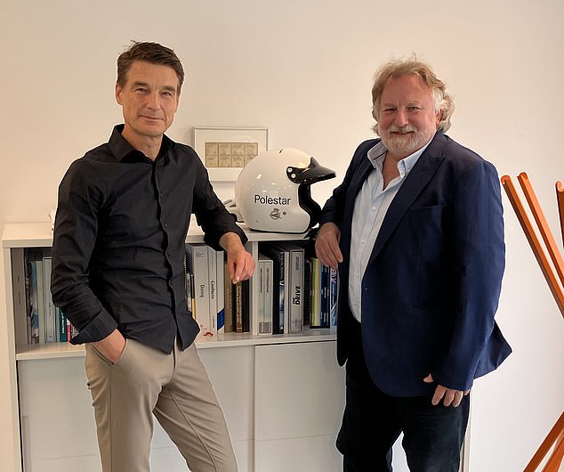 Von 2012 bis 2017 war Thomas Ingenlath (im Bild mit Ray) Designchef bei Volvo, bevor er CEO bei Polestar wurde