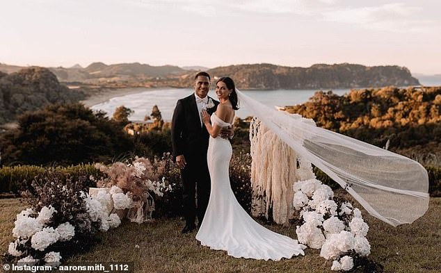 Aaron Smith married Teagan in 2021 after a two-year engagement and have two sons together