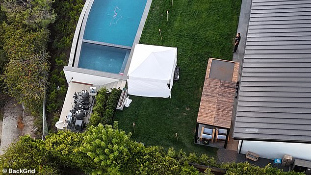 Nach Perrys Tod tauchten Bilder auf, die den Pool und den Whirlpool im Haus des Friends-Stars zeigen (im Bild)