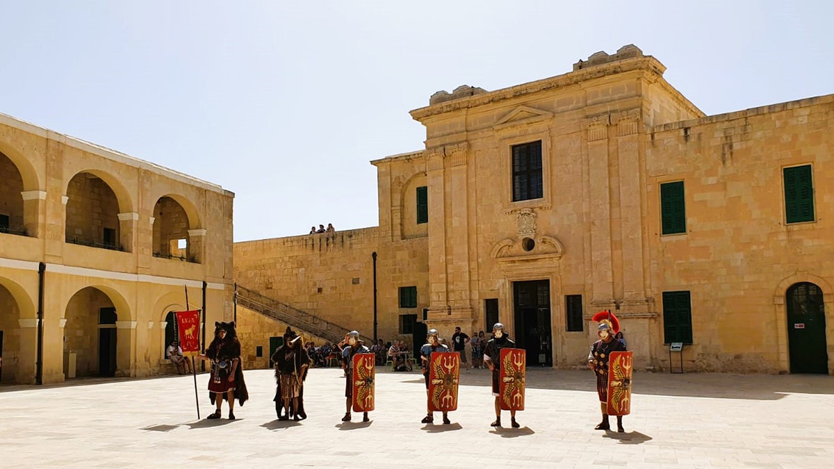 Ritter von Malta, Fort Saint Elmo in Valletta