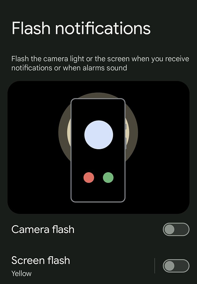 Sie können Ihren Bildschirm in jeder gewünschten Farbe blinken lassen, wenn Sie eine Benachrichtigung erhalten (Google)