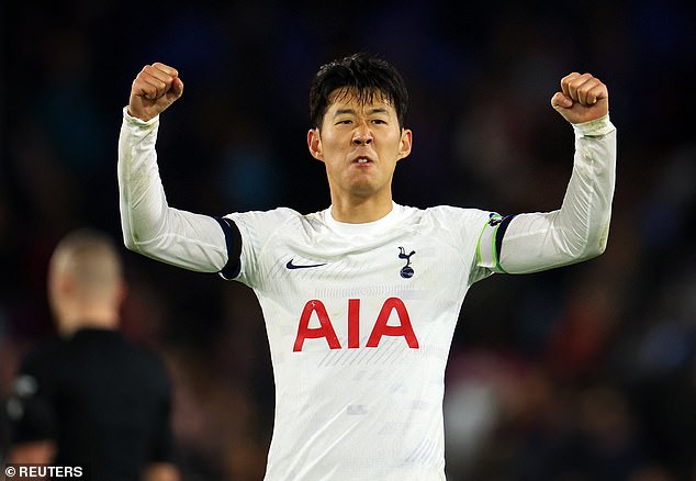 Son Heung-Min erzielte ein weiteres Tor für Tottenham und verhalf ihnen zum 2:1-Sieg gegen Crystal Palace