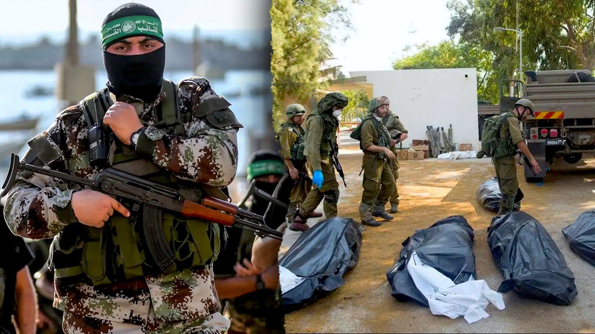 Leichensäcke und Hamas-Terroristen