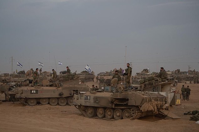 Israeli forces entered Gaza on tanks in the fourth night of major ground operations inside northern Gaza overnight