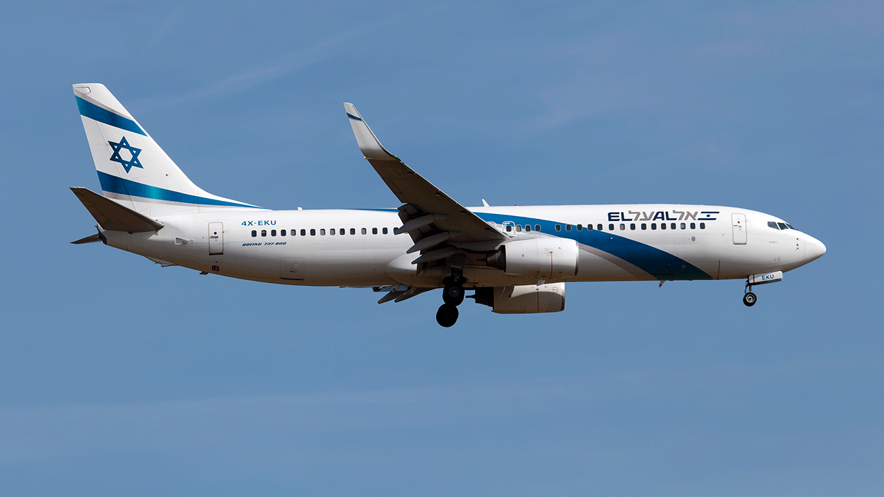 Flugzeug der El al Israel Airlines 