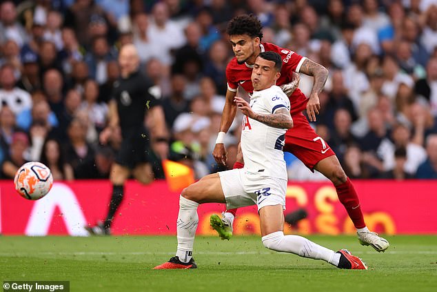 Luis Diaz glaubt, dass er Liverpool im Spiel gegen Tottenham am Samstag in Führung gebracht hat