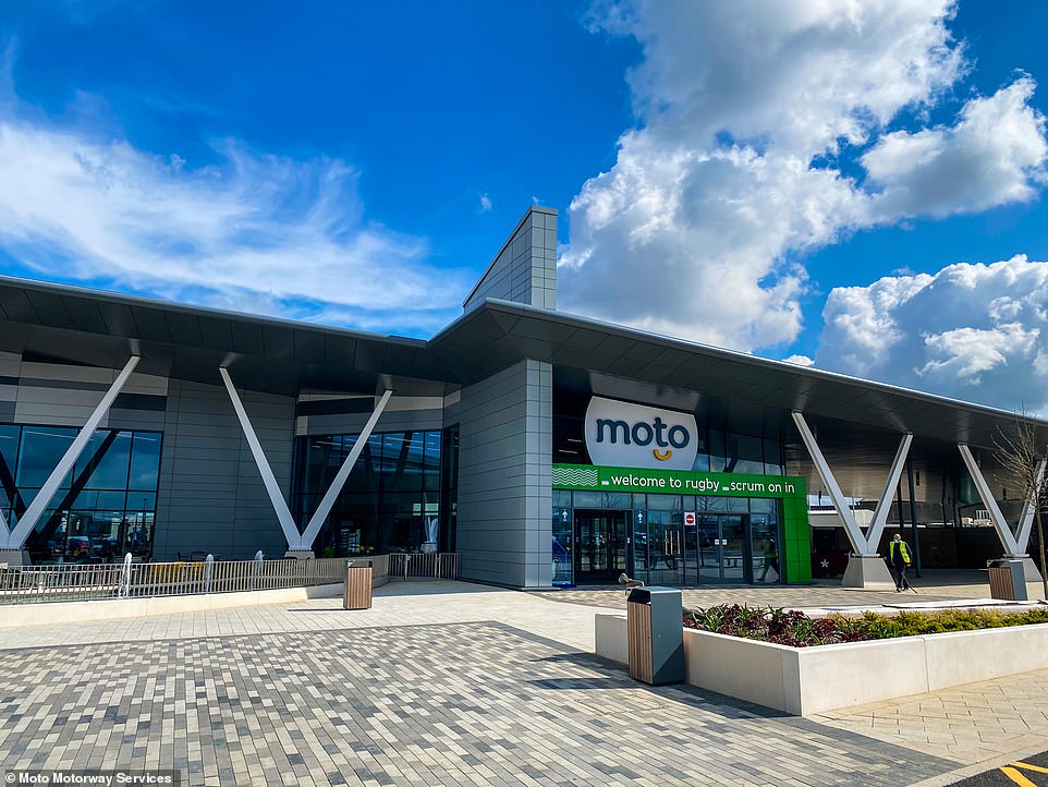 The best place to take a break on a long motorway journey: Moto's Rugby service station is ranked number one out of 120 motorway services in Britain in a new poll conducted by a transport watchdog