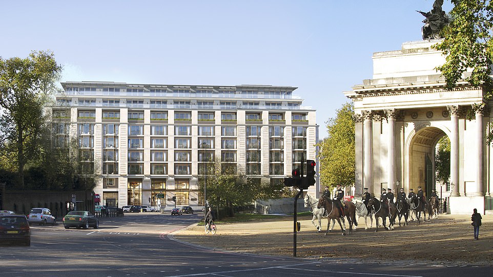 Der Inspektor vergleicht zwei luxuriöse neue Londoner Hotels – The Peninsula und Raffles London.  Oben ist die Halbinsel zu sehen, die dort liegt, wo Hyde Park Corner auf Wellington Arch trifft