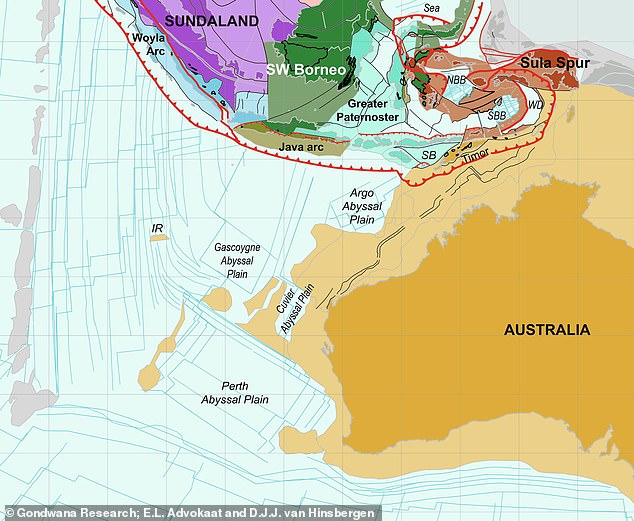 Die Existenz von Argoland wurde durch eine Leere in Westaustralien namens Argo Abyssal Plain angedeutet.  Die Fragmente von Argoland liegen heute im heutigen Südostasien