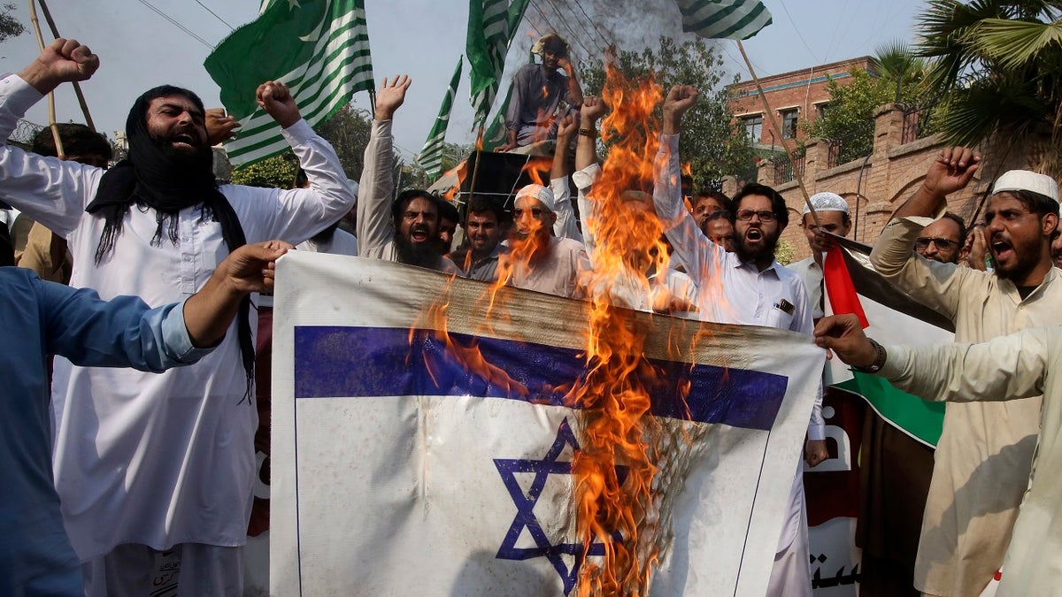 Protest in Pakistan gegen Israel