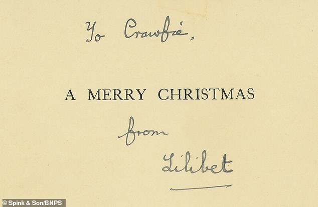 Prinzessin Elizabeth hat die gesunde Weihnachtskarte mit ihrem Spitznamen Lilibet signiert
