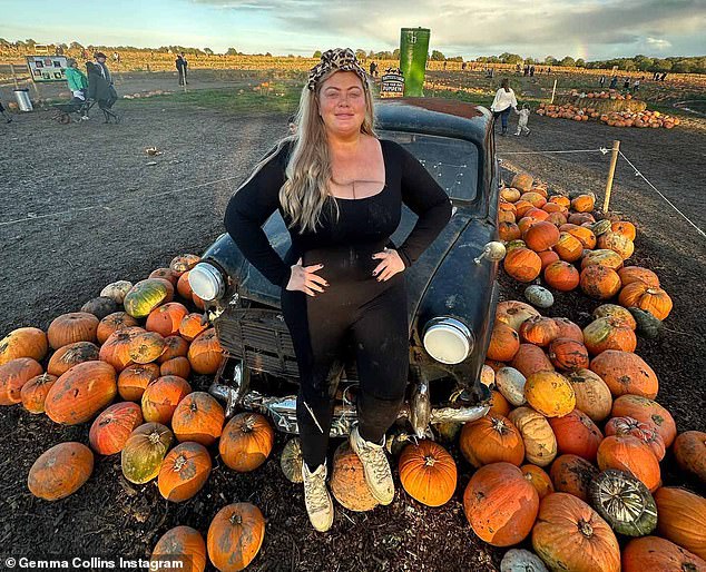 Wunderschön: Gemma Collins, 42, wurde von den Fans gelobt, als sie am Montag bei einem Instagram-Foto ihren dramatischen Gewichtsverlust zur Schau stellte