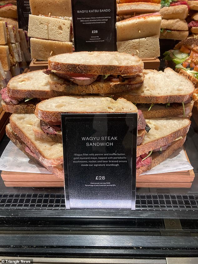 Harrods verkauft ein Rindfleischsandwich zum Mitnehmen für 28 Pfund – und ist damit eines der teuersten Sarnies in Großbritannien