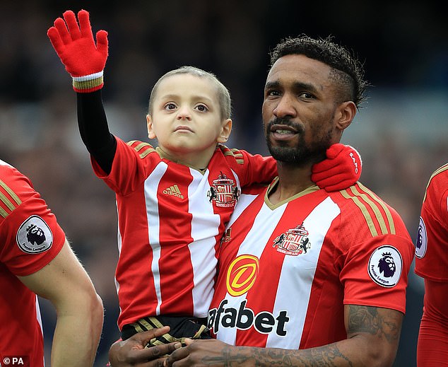 Sunderland-Fan Bradley Lowery verstarb 2017 im Alter von sechs Jahren an Krebs, nachdem er dabei geholfen hatte, über 1 Million Pfund für wohltätige Zwecke zu sammeln