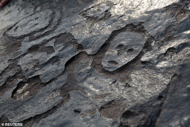 Gruselig: Im Amazonasgebiet wurden alte menschliche Gesichter entdeckt, von denen angenommen wird, dass sie vor bis zu 2.000 Jahren in Felsen gehauen wurden