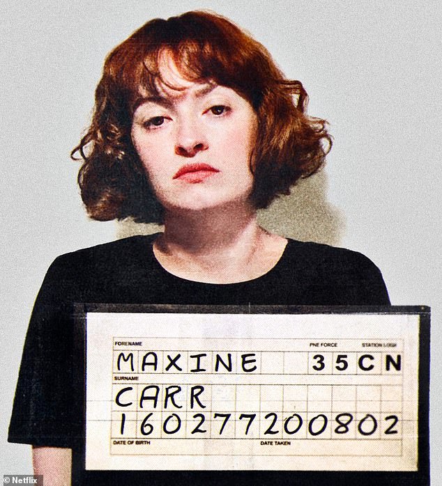 Das Netflix-Drama „Maxine“ erzählt die Geschichte von Maxine Carr, der Verlobten des verurteilten Mörders Ian Huntley (im Bild: Jemma Carlton als Maxine Carr).