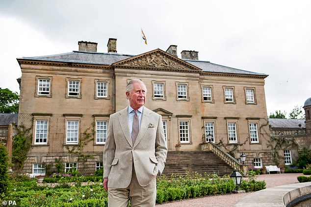 Crowning legacy: The King at Dumfries House where couples and single women who have struggled to conceive can follow a six-week programme of complementary therapy treatments called the Fertility Wellbeing scheme