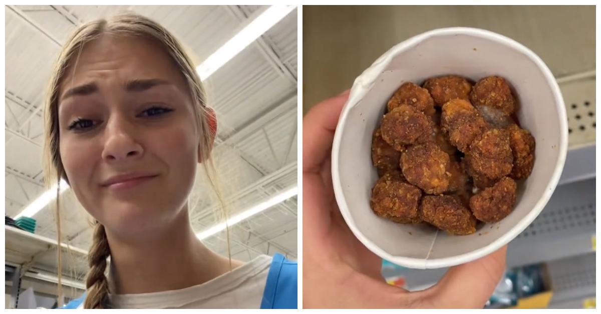 Die TikTok-Nutzerin @millieaklaus dokumentierte ihren Tag als Walmart-Mitarbeiterin und verbrachte den größten Teil ihrer Schicht damit, nach faulen Kunden aufzuräumen.