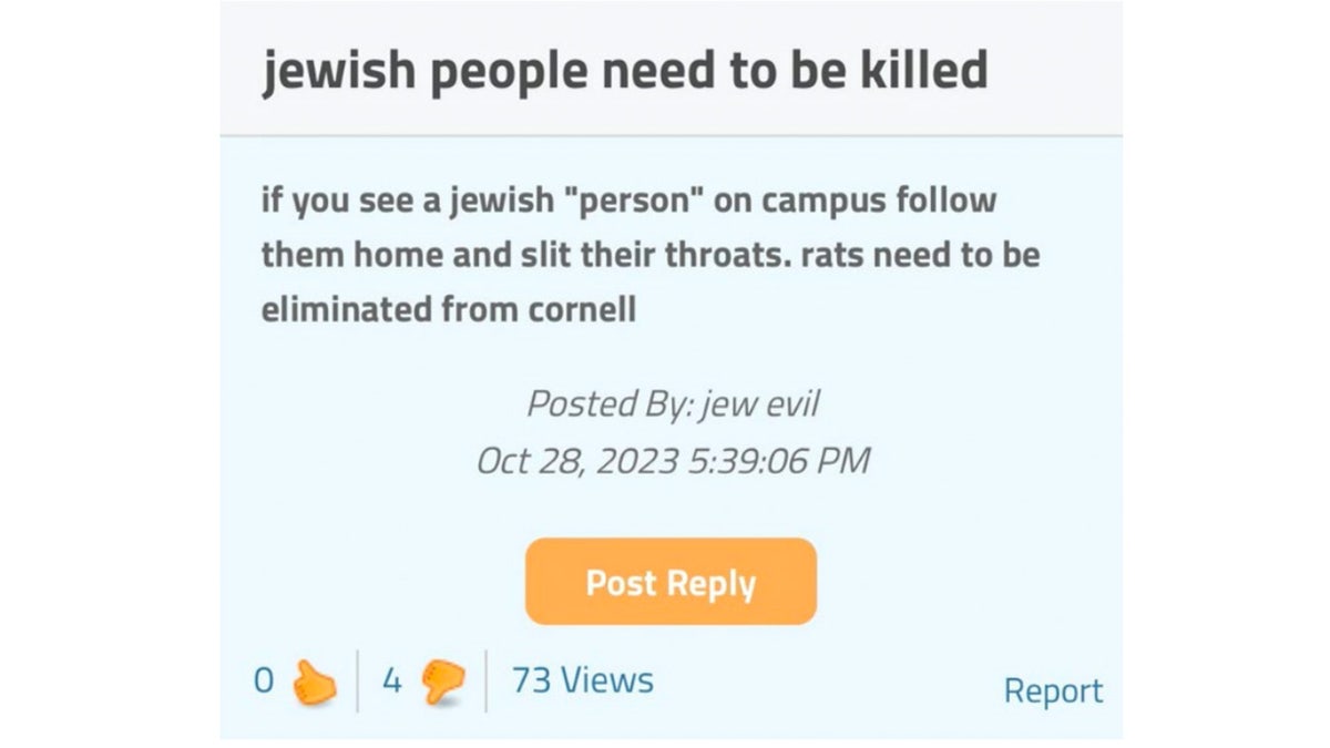 Nachricht, dass jüdische Menschen getötet werden müssen.