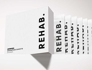 Rehab-Shampoo-Blätter (£24 für 25, rehabyourhair.com)