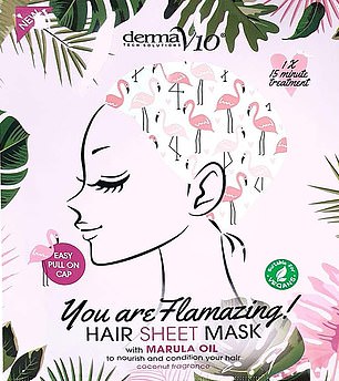 Derma V10 Haarblattmaske (£7,95 für vier, amazon.co.uk)