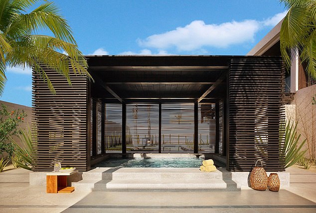 Nobu's state-of-the-art 3,691sq ft Esencia Spa offers 13 treatment rooms, salon services and outdoor hydrotherapy areas