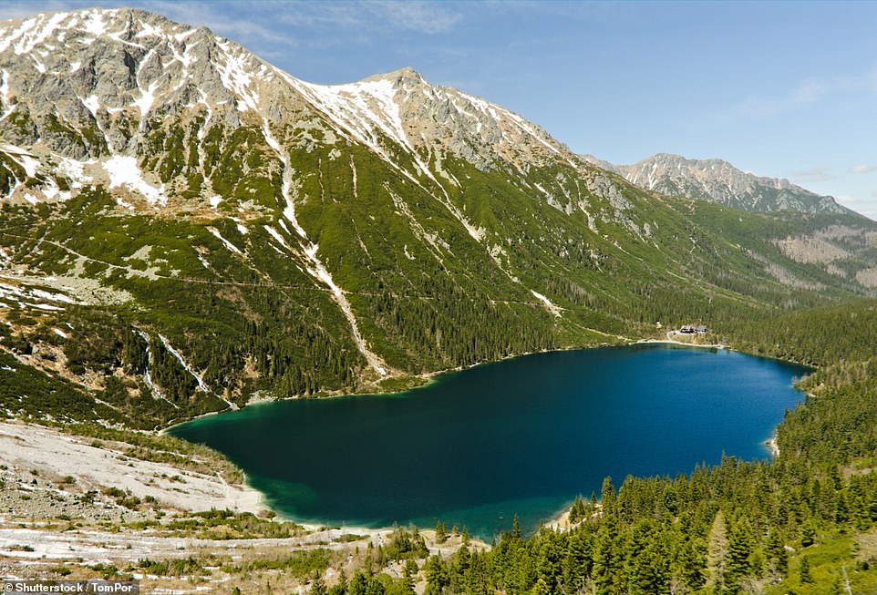 The glimmering Morskie Oko - meaning 'Eye of the Sea' - is the largest lake in the Tatra Mountains, in southern Poland. According to travel blog Ways To Adventure, hikers can reach the picturesque spot - which sits at an altitude of 1,395m (4,576ft) - by foot on a two-hour trek from the Palenica Bialczanska trailhead