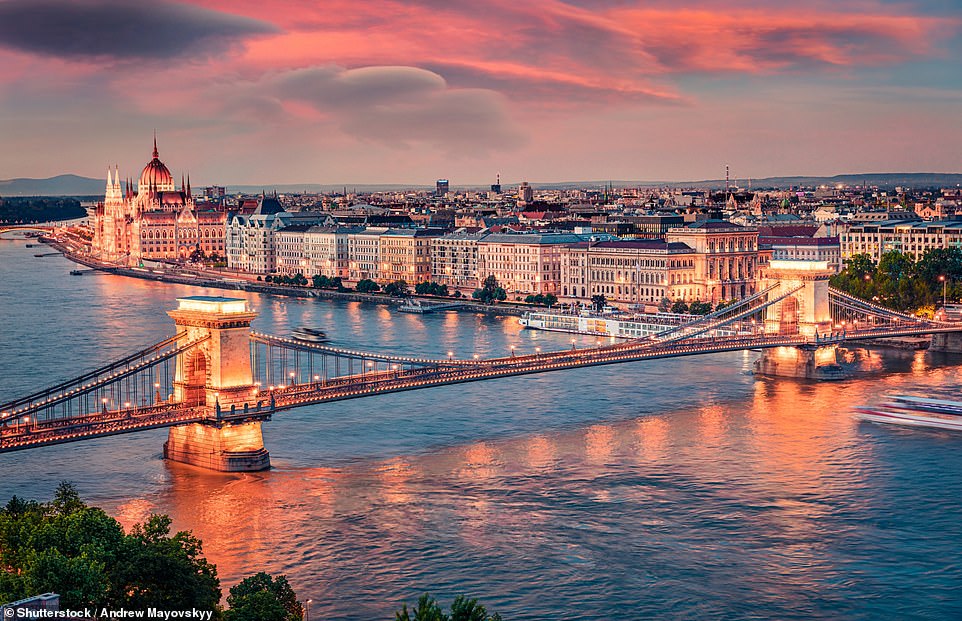 This enchanting shot shows Budapest, the Hungarian capital, by night, with the Danube dividing the metropolis into two. The city is home to the world's second-oldest metro system, after the London Underground. The website Railway Technology notes that its metro 'first became operational with the opening of Line 1 in May 1896... in 2002, the line was listed as a World Heritage Site by Unesco'