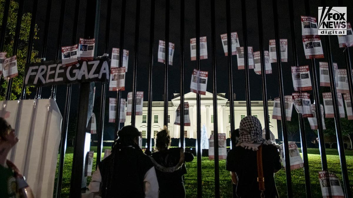 Vandalismus durch pro-palästinensische Demonstranten in DC